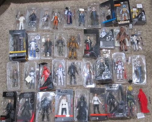 Star wars black series - black, action