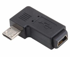 90° Left Angle Micro 5pin USB