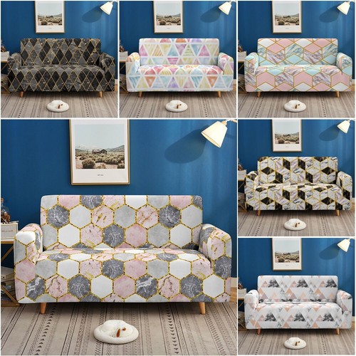 Geometric grid sofa - sofa, cover