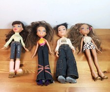 4 Bratz Dolls 3 Girl Dolls 2001 1 Boy Doll 2003