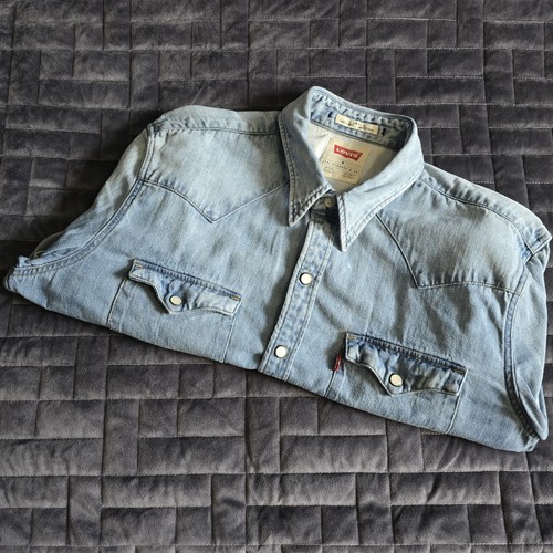 Levis western denim shirt - western,