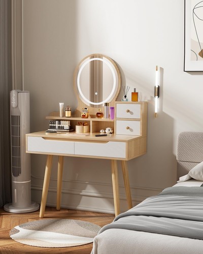 Dressing table with - table,