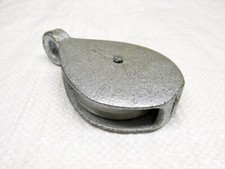 Single Sheave Awning Pulley Block Fixed Eye 76MM (Galvanized Rope Pulling)