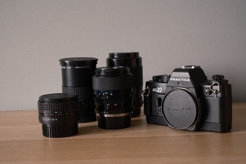 Praktica bx20 and mount - praktica,