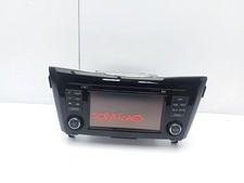 SAT NAV NAVIGATION STEREO RADIO HEAD UNIT 259154ET1A NISSAN QASHQAI J11 2015