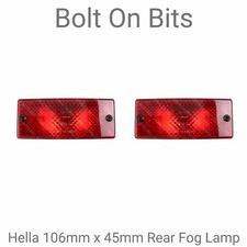 HELLA Rear Fog lamp/lights PAIR Japan Import JDM EUNOS/BONGO/SUBARU/Under bumper