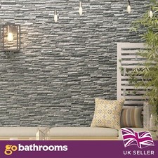 Avi split face - wall, grey