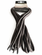 TOUGH BLACK COMBAT LACES long