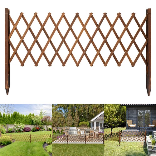 Retractable solid wooden - wooden, fence
