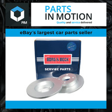 2x Brake Discs Pair Solid fits