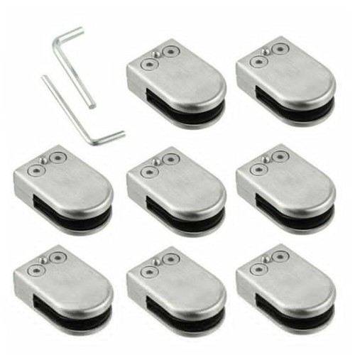 24x glass clamp stainless - 24x,