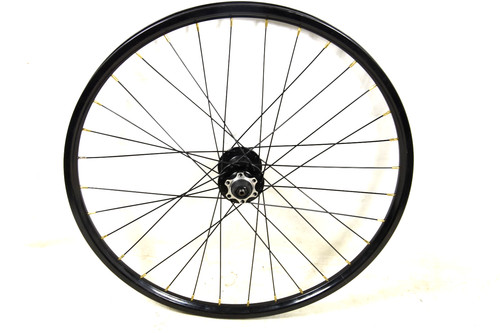 Mtb front bike wheel black - 24",
