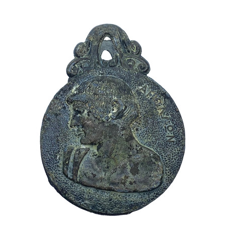 Vintage bronze greek - bronze, paper