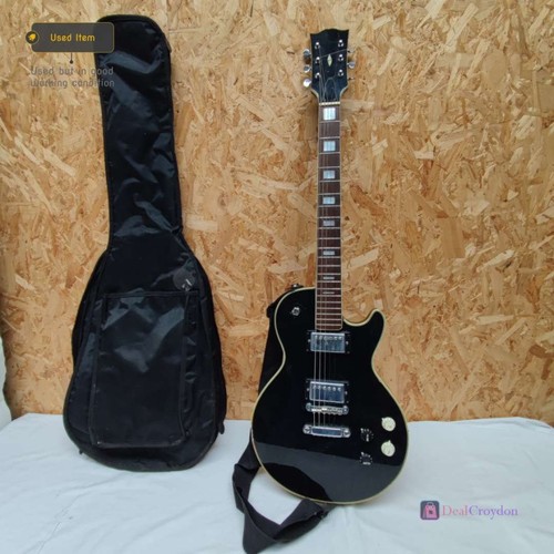 Les paul electric guitar black - paul,