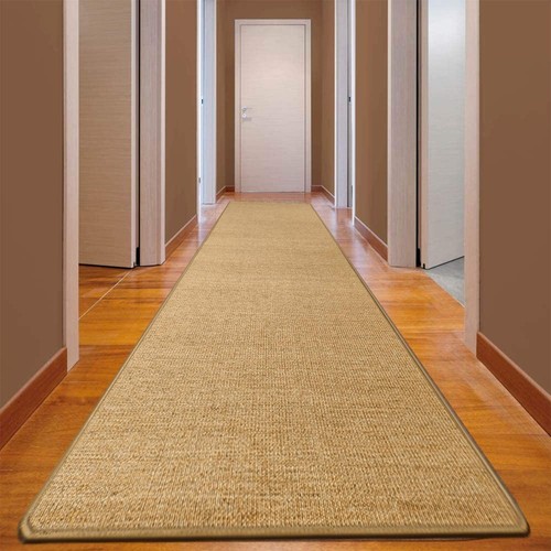 Non slip 80x300cm sisal runner - non-slip,