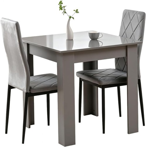 Grey dining table - dining, set