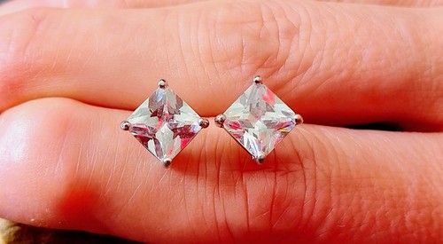 Qvc diamonique princess cut - diamonique,