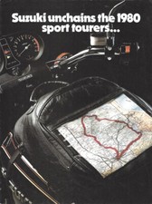 Suzuki 1980 Vintage ORIGINAL GS-850GT & GS-1000GT Motorcycle Sales Brochure