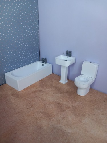 Dolls house bathroom - dolls,