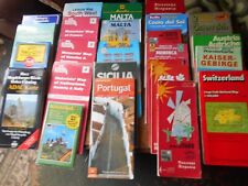 Variety of European road maps various publishers maps added extra as acquired