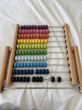 Wooden Abacus for Kids 10-Row Counting Toy