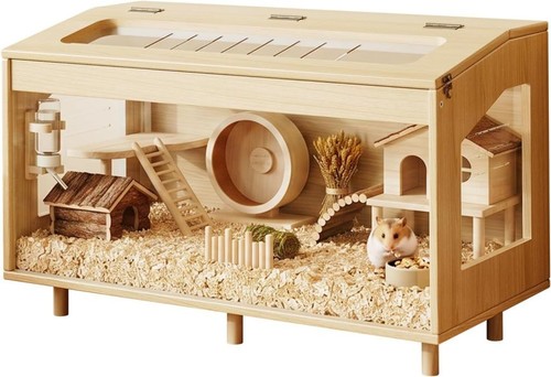Wooden hamster cage 50 - cage, cm,