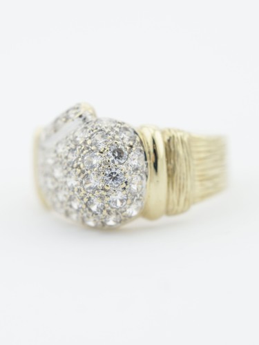 Gold boxing glove ring 9ct - gold,