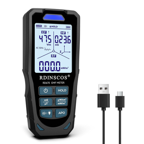 Emf meter detector - meter,