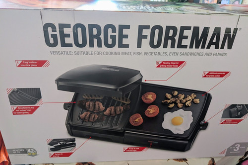 George foreman large electric - large,