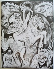 AUTHENTIC PRISON DRAWING-IDAHO