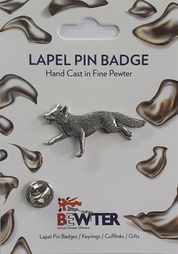 Fox lapel pin badge - lapel,