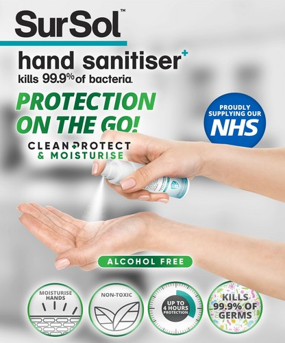 Sursol hand sanitiser - hand,