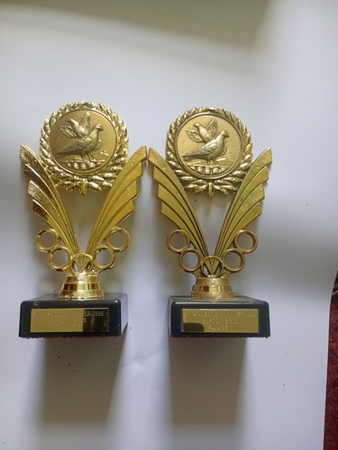 Pigeon racing trophies - trophies,