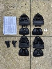 Thule Wing Bar Evo Fixpoint Foot Pack- 753 + Thule Kit 3117 - Used