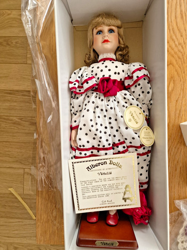 Alberon vanessa porcelain doll - alberon,