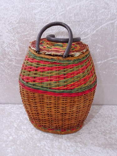 Mhgdnz wicker basket bag - wicker,