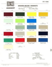 1971 FORD MAVERICK MUSTANG