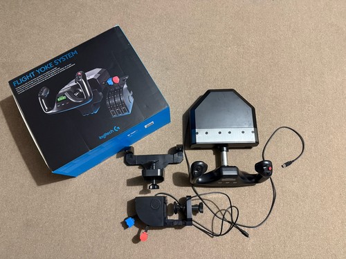 Logitech flight yoke - flight, system