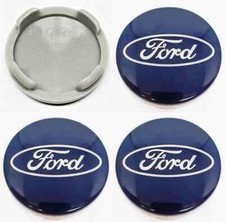 4x 54MM BLUE FORD ALLOY WHEEL