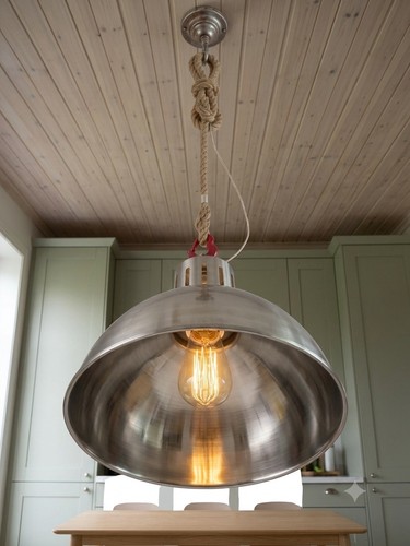 Industrial silver metal dome - silver,