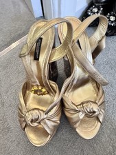 Dolce & Gabbana Women's High Heel Shoes Size 37.5 UK