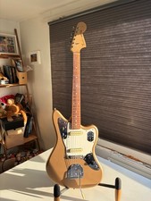 Fender Jaguar Crafted in Japan 2002-2004 Shoreline Gold - with Hard Case