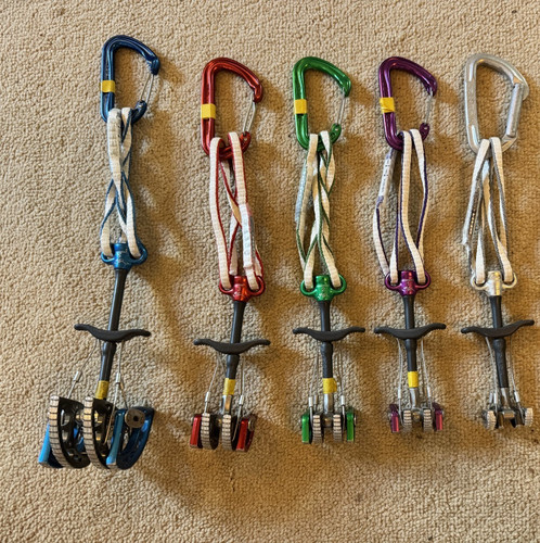 Dmm dragon cams with colour - 5x,