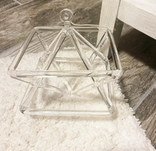 6 in Clear Merkaba Crystal