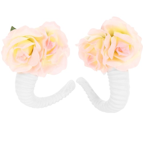Pair sheep horn hair - of,