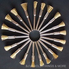 20 BRASS WIRE 5MM BRUSHES