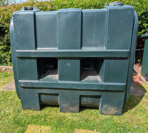 Oil tank previously stored - oil, tank.