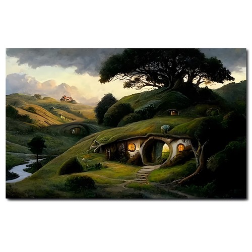The shire hobbit hole lord - hole,