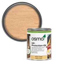 Osmo UV Protection Oil Tints Extra 420 Clear Satin 750ml NATURAL OIL EXTERIOR