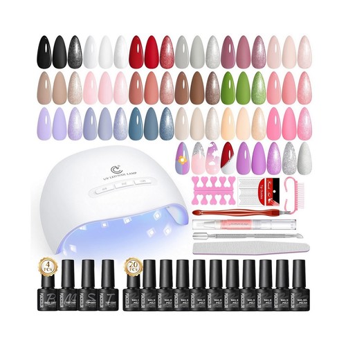 Peacecolor 32pcs gel nail - gel,
